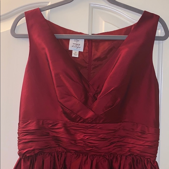 Red Suzi Chin cocktail dress - Picture 3 of 8